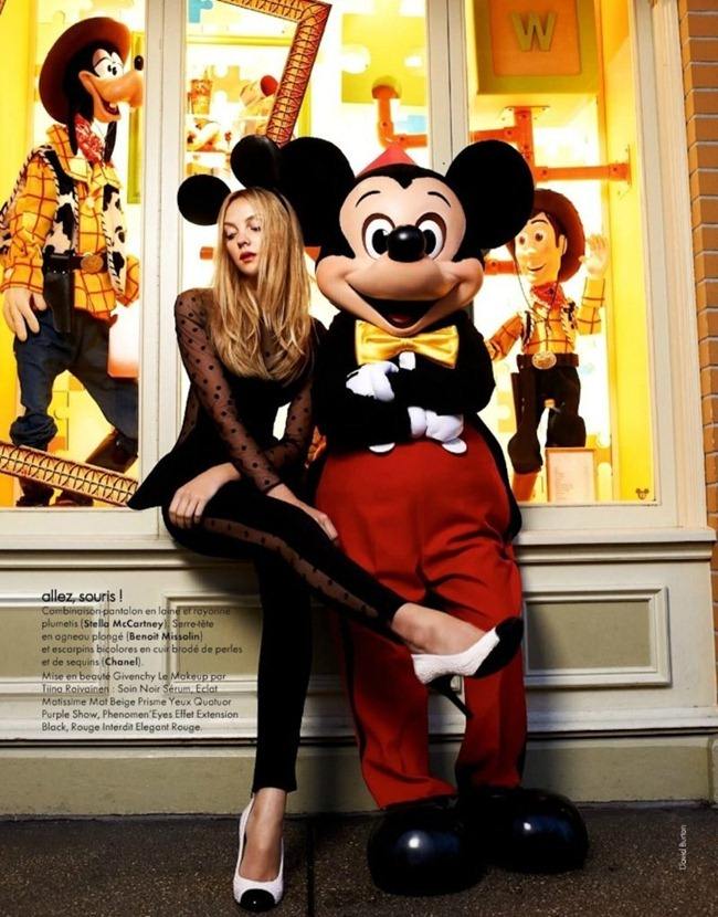 ELLE FRANCE: HEATHER MARKS IN "FASHION PARADE" BY PHOTOGRAPHER DAVID BURTON