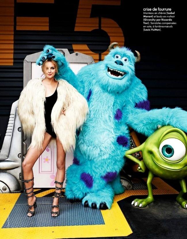 ELLE FRANCE: HEATHER MARKS IN "FASHION PARADE" BY PHOTOGRAPHER DAVID BURTON