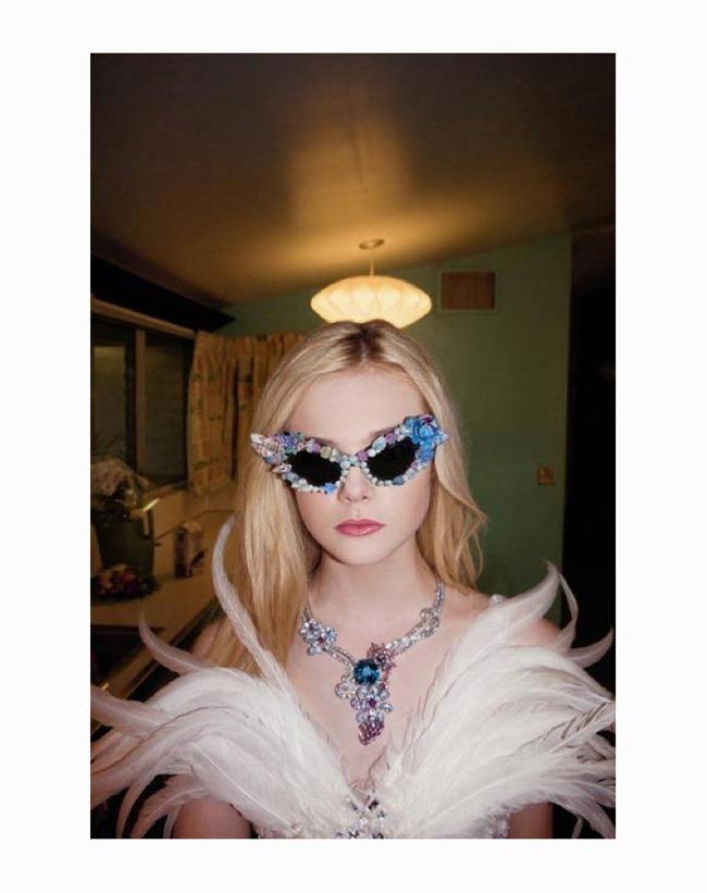 A MAGAZINE: ELLE FANNING IN "RODARTE" BY PHOTOGRAPHER BILL OWENS
