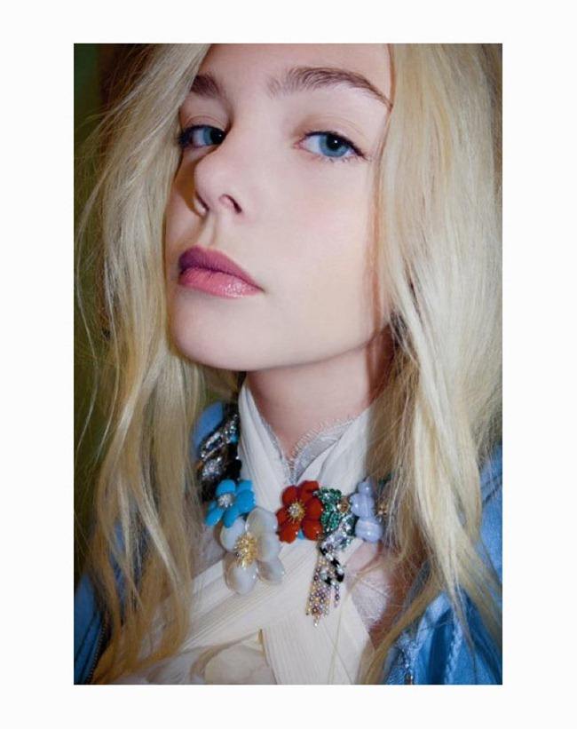 A MAGAZINE: ELLE FANNING IN "RODARTE" BY PHOTOGRAPHER BILL OWENS