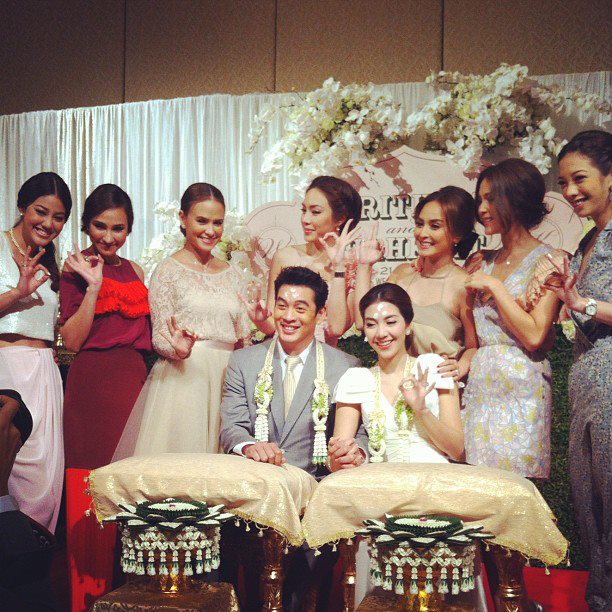 [Pics] บรรยากาศงานแต่งของ "วุ้นเส้น - ชาคริต"