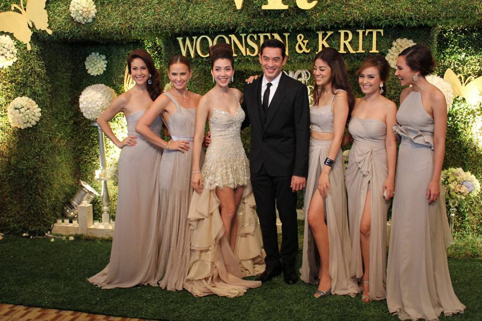 [Pics] บรรยากาศงานแต่งของ "วุ้นเส้น - ชาคริต"
