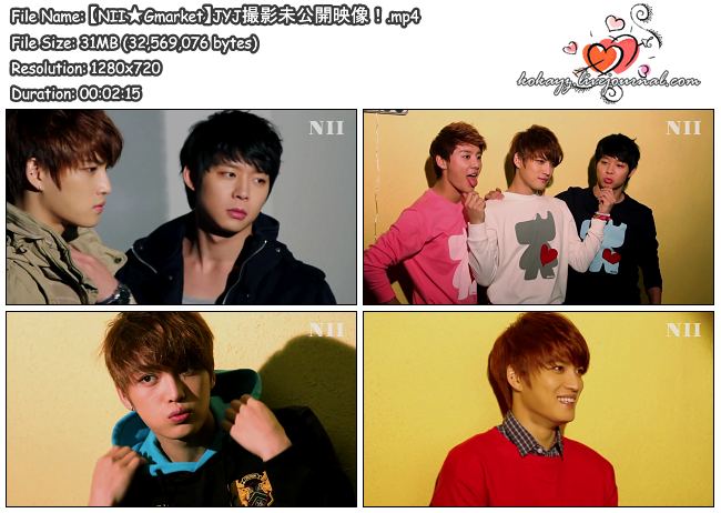 2012 Summer NII Collection Making Film with JYJ