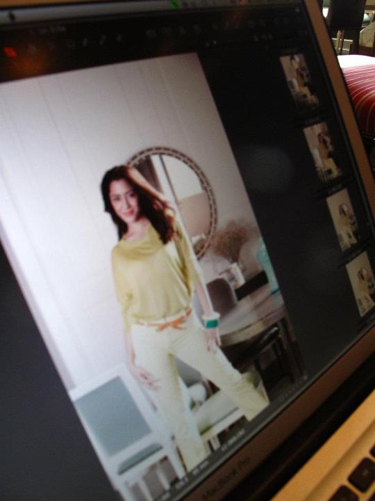 พิ้งกี้ สาวิกา เบื้องหลังถ่ายแบบนิตยสาร ชีวจิต no.326 May 2012
