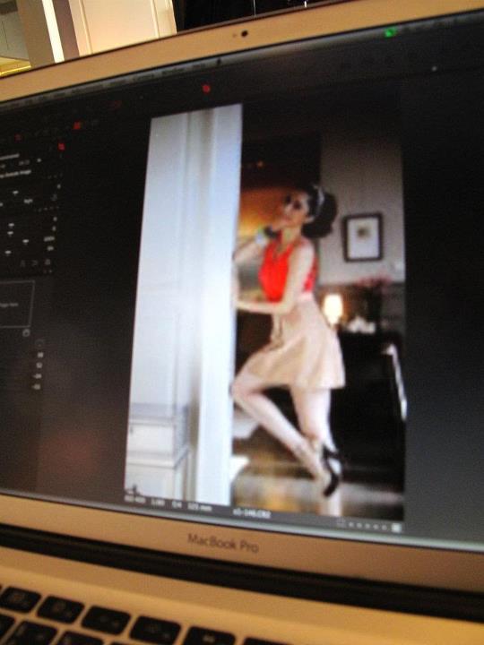 พิ้งกี้ สาวิกา เบื้องหลังถ่ายแบบนิตยสาร ชีวจิต no.326 May 2012