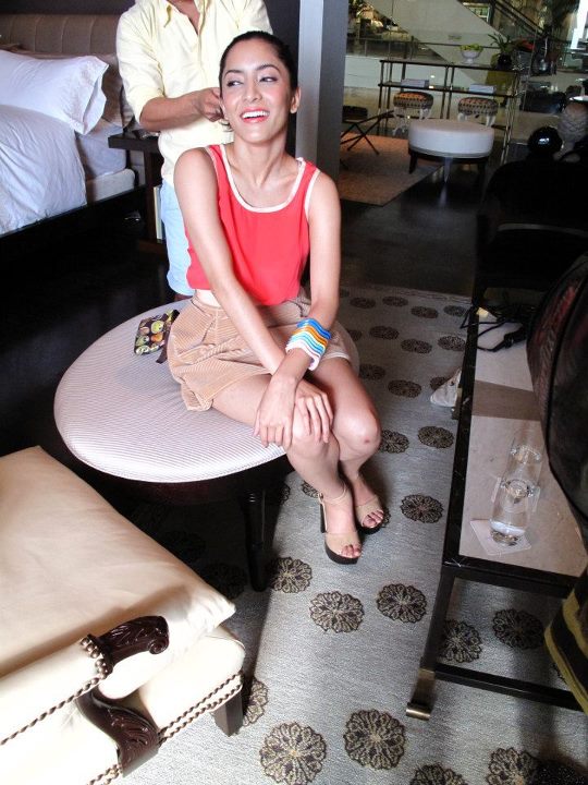พิ้งกี้ สาวิกา เบื้องหลังถ่ายแบบนิตยสาร ชีวจิต no.326 May 2012