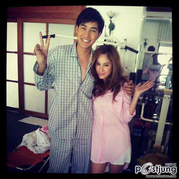 เบื้องหลังกองละคร เกิดเป็นหงส์ (สวยหล่อจริง)