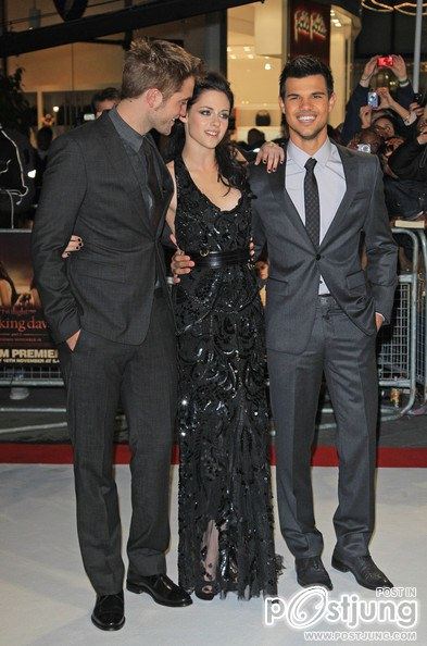 Kristen Stewart , Robert Pattinson , Taylor Lautner