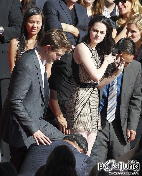 Kristen Stewart , Robert Pattinson , Taylor Lautner