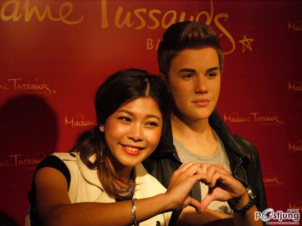 งานเปิดตัวหุ่นขี้ผึ้ง justin bieber at bangkok