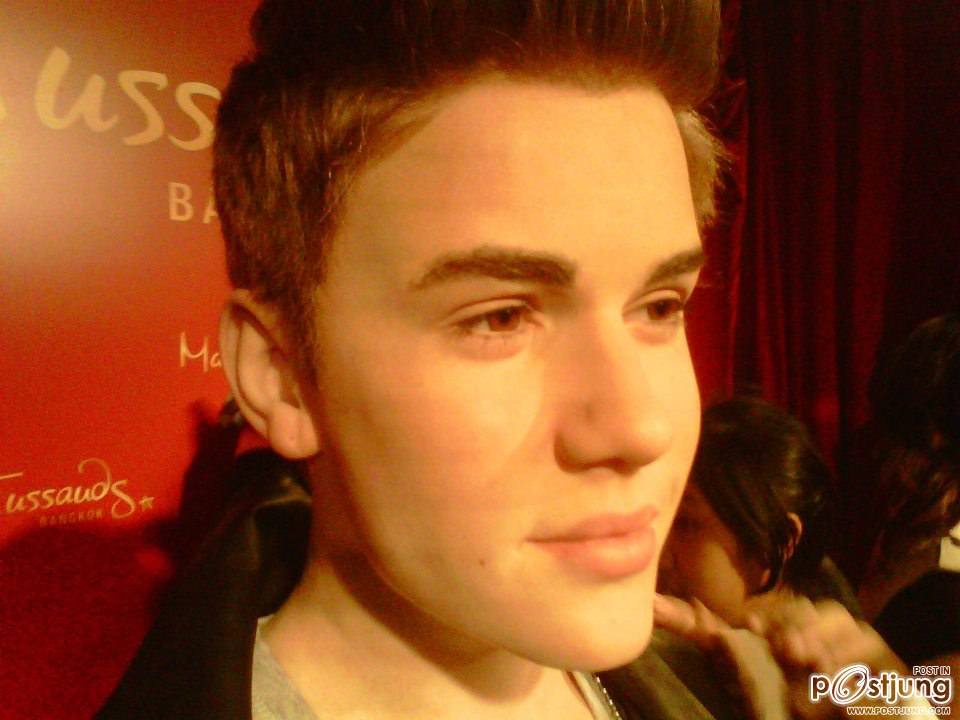 งานเปิดตัวหุ่นขี้ผึ้ง justin bieber at bangkok
