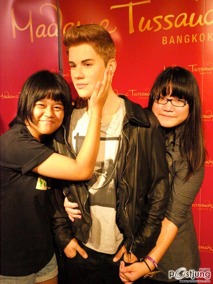 งานเปิดตัวหุ่นขี้ผึ้ง justin bieber at bangkok