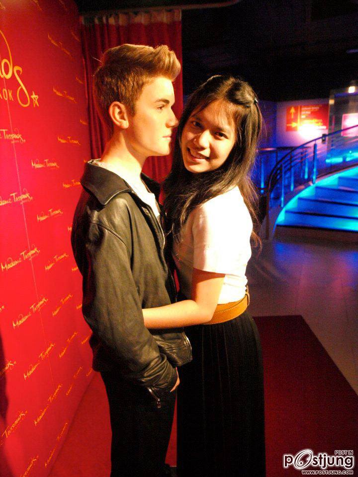 งานเปิดตัวหุ่นขี้ผึ้ง justin bieber at bangkok