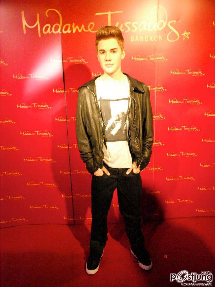 งานเปิดตัวหุ่นขี้ผึ้ง justin bieber at bangkok