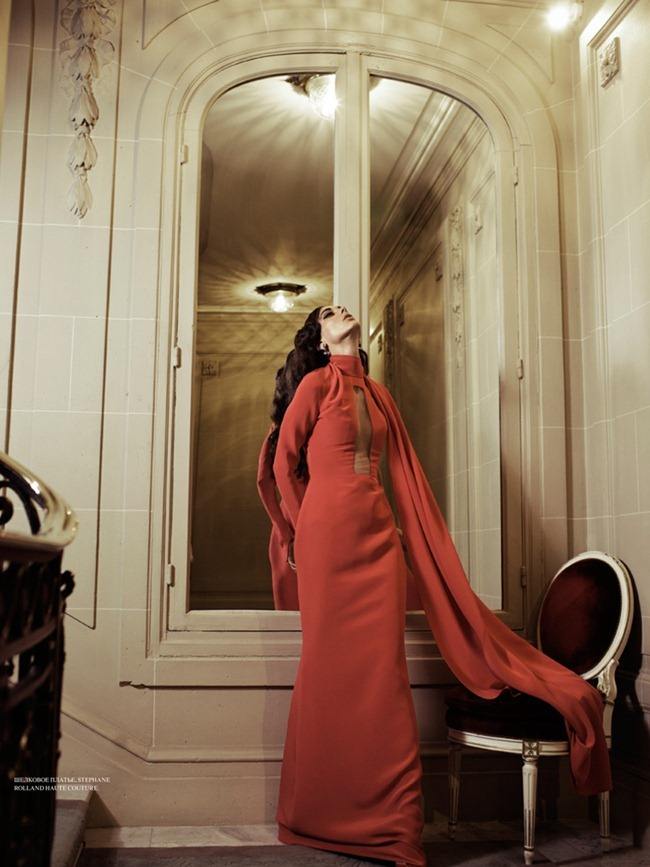L'OFFICIEL UKRAINE: DOVILE VIRSILAITE IN "TIME'S UP" BY PHOTOGRAPHER GILBERT FRANCOIS