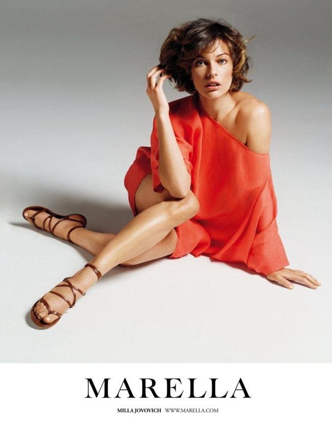 CAMPAIGN: MILLA JOVOVICH FOR MARELLA SPRING 2012 BY PHOTOGRAPHERS INEZ & VINOODH