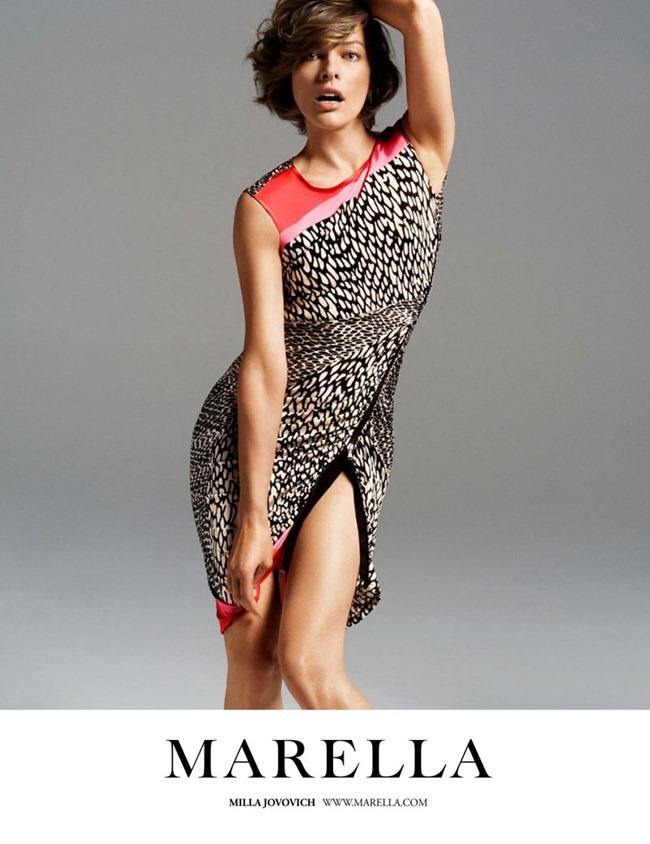 CAMPAIGN: MILLA JOVOVICH FOR MARELLA SPRING 2012 BY PHOTOGRAPHERS INEZ & VINOODH