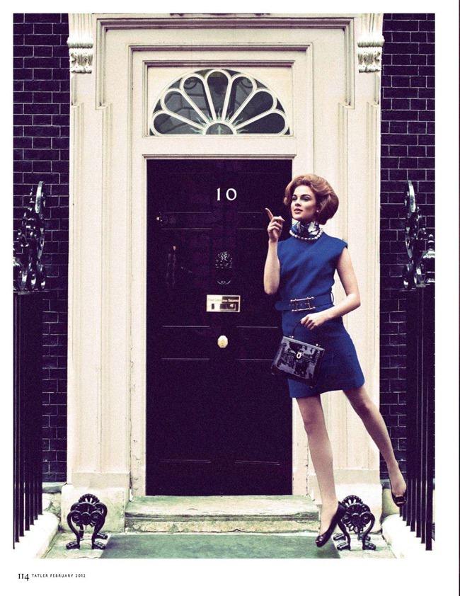 TATLER UK: SOPHIE RAYMONT IN "THE LADY'S TURNING HEADS" BY PHOTOGRAPHER SQUIZ HAMILTON