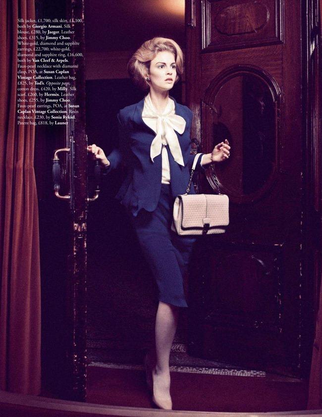 TATLER UK: SOPHIE RAYMONT IN "THE LADY'S TURNING HEADS" BY PHOTOGRAPHER SQUIZ HAMILTON