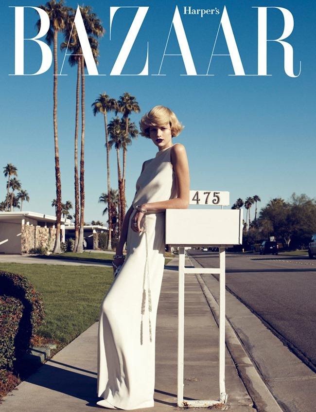 HARPER'S BAZAAR MAGAZINE: BETTE FRANKE BY PHOTOGRAPHER LACHLAN BAILEY