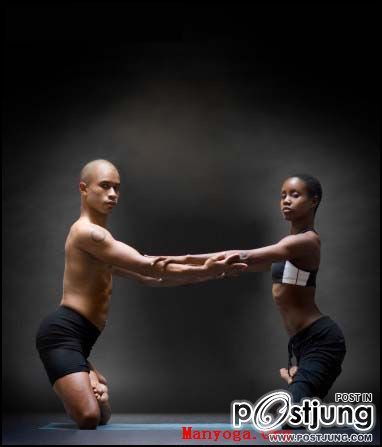 Black and gray yoga depth