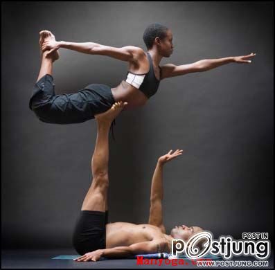 Black and gray yoga depth