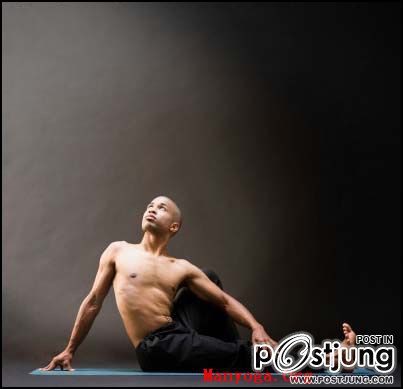 Black and gray yoga depth