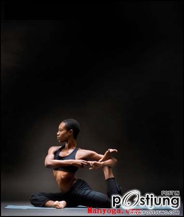 Black and gray yoga depth