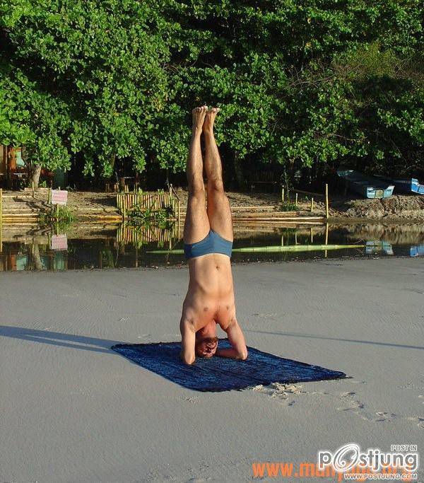 Black and gray yoga depth