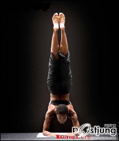Black and gray yoga depth