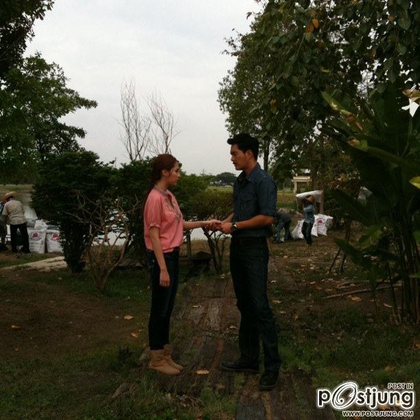 ขวัญ อุษามณี ณ กองละครเกิดเป็นหงส์ (ก่อนออนแอร์จันทร์นี้)