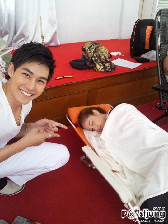 ขวัญ อุษามณี ณ กองละครเกิดเป็นหงส์ (ก่อนออนแอร์จันทร์นี้)