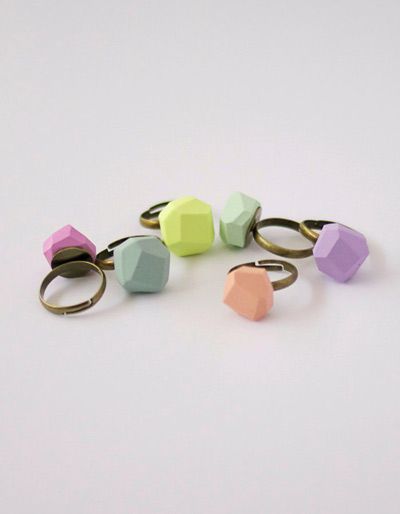 แฟชั่น แหวนพาสเทลสีหวาน น่ารักน่าเลิฟ