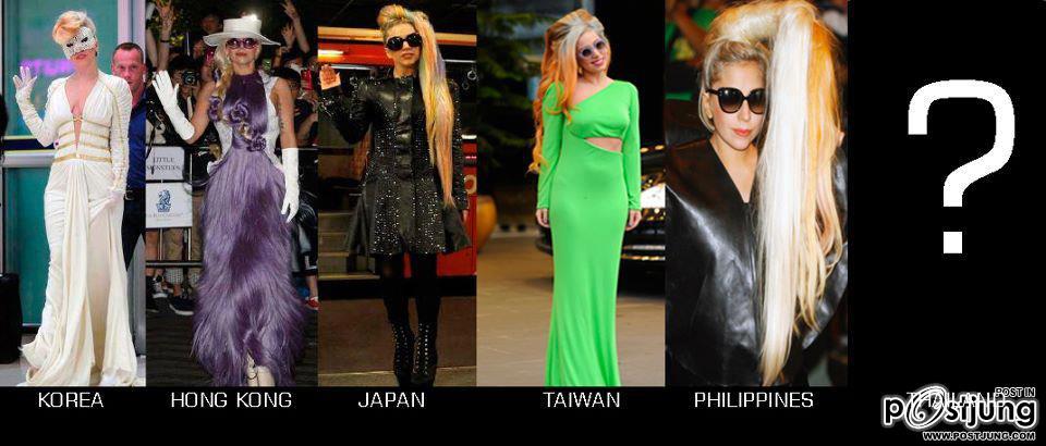 lady gaga thailand love you