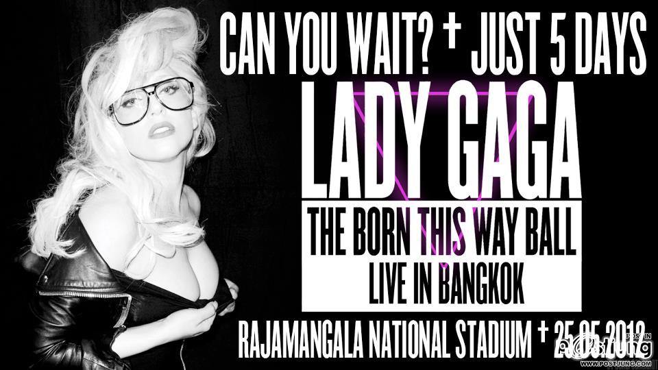 lady gaga thailand love you