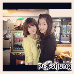<pixx> มินต์ + มาร์กี้ ที่เกาหลี (ร่วมงานวันเกิดแหวนแหวน)
