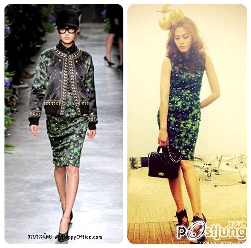 เดรสชิคๆ ของชมพู่ อารยา จากแบรนด์ Givenchy Fall 2011