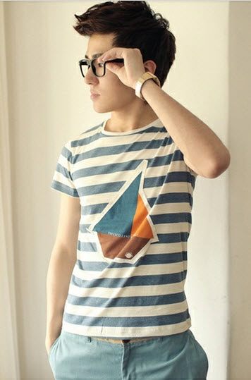 หนุ่มตี๋หล่อน่ารักกับเสื้อเท่เก๋