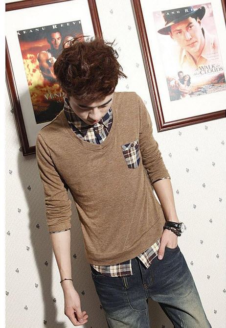 หนุ่มตี๋หล่อน่ารักกับเสื้อเท่เก๋