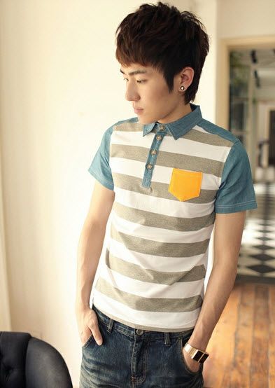 หนุ่มตี๋หล่อน่ารักกับเสื้อเท่เก๋