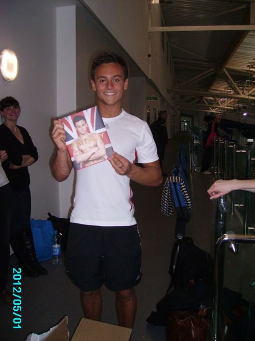 คนรักนักกระโดดน้ำ Tom Daley