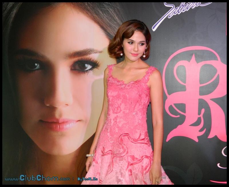 ชมพู่ อารยา ในงานแถลงข่าว เรยา เดอะ มิวสิคัล