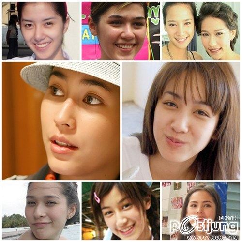 ใบหน้าไร้เครื่องสำอางค์ ของดารา