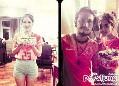 "ก้อย" เครียดถือ-ภาพหลุดนุ่งกางเกงสั้นรัดรูปวันเกิด"ตูน" ว่อน