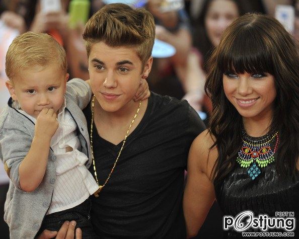Justin Bieber and Jaxon Bieber