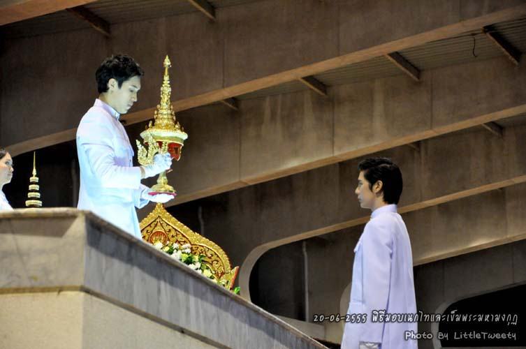 แกงส้ม ผู้แทนอัญเชิญพระมหามงกุฎและฉัตรปริวาร @ KMITL