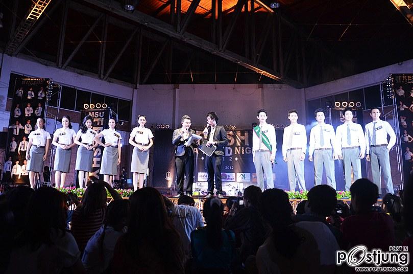 MSU FRESHY DAY AND FRESHY NIGHT 2012กิจกรรมลอดซุ้มประเพณี กิจกรรมประกวดดาวเดือนมหาวิทยาลัยมหาสารคาม