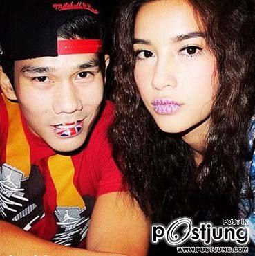 ดารากับแฟชั่นเพ้นท์ปาก