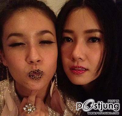 ดารากับแฟชั่นเพ้นท์ปาก