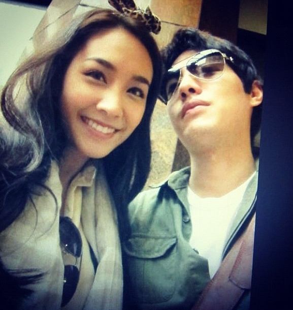 ถ่ายกับพี่ชาย